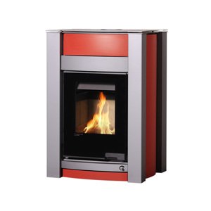 Krbové kachle AQUAFLAM VARIO KALMAR 11kW červená (teplovzdušná verzia) FLHSF34-108