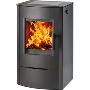 Haas+Sohn Krbové kachle Firepot, čierna