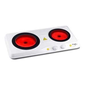 Elektrický varič VIGAN dvojplatničkový 1200W/800W sklokeramika BIE MA218203