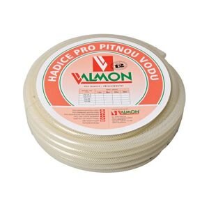 Záhradná hadica VALMON 1125 1/2" (12,7/17,0), 25 m, na pitnú vodu priehľadná MA486141