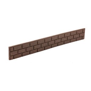 Záhradná palisáda BRICKS 120 x 15 cm, hnedá (so spojkou a klincami) MHEU5000060