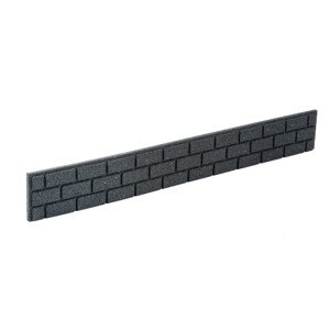 Záhradná palisáda BRICKS 120 x 15 cm, šedá (so spojkou a klincami) MHEU5000164