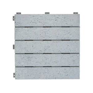 Gumová dlaždica NATURAL STONE 30 x 30 cm, platinovo sivá MHEU5100329