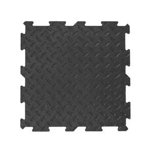 Gumová dlaždica Alfa 30 x 30 cm, čierna MHEU5100330