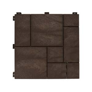 Gumová dlaždica STONE MOSAIC 30 x 30 cm, hnedá MHEU5100589