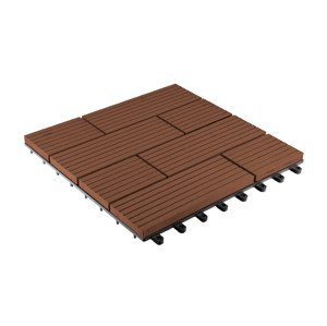 G21 WPC dlaždice SAMOA 30 x 30 cm, Čerešňa
