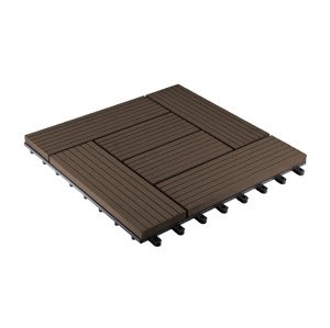 G21 WPC dlaždice PALMYRA 30 x 30 cm, Indický teak (balenie 1 m2)