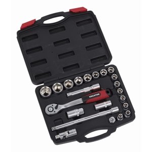 Gola sada KREATOR 1/2" v kufri, 22-dielna PPKRT500118