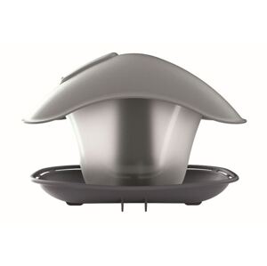 Kŕmidlo pre vtáky BIRDYFEED SQUARE antracit 24,8 cm PRIBFS-S433
