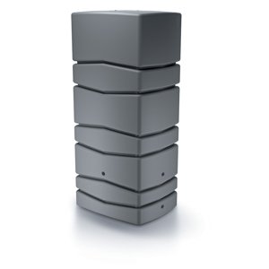 Waterform Sud na dažďovú vodu AQUA TOWER svetlosivý 650l