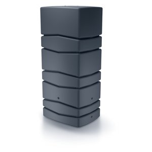 Waterform Sud na dažďovú vodu AQUA TOWER antracit 650l