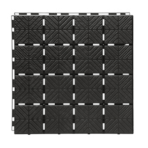 EASY SQUARE záhradné dlaždice 1,5 m2, čierna IES40 PRIES40-S411