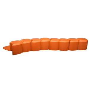 Palisáda HAPPY GRASS 7cm x 3,1m, terakota (24ks) PRIHAP1-R624