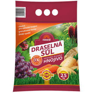 Hnojivo draselná soľ - granulovaná 2,5 kg ZC140276