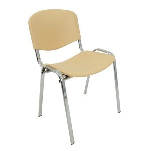 Konferenčná plastová stolička ISO CHROM