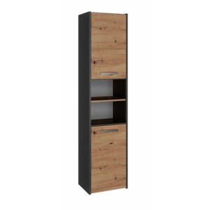 Kúpeľňová skrinka S40 - antracit/dub artisan
