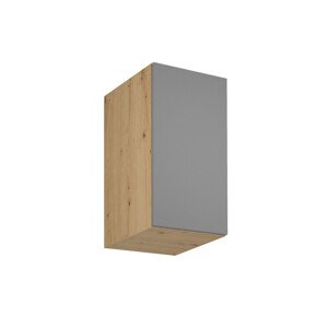 Závesná kuchynská skrinka LANGEN G40G Dub artisan/béžová