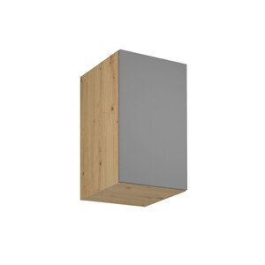 Závesná kuchynská skrinka LANGEN G45G Dub artisan/béžová