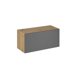 Závesná kuchynská skrinka LANGEN G80K Dub artisan/sivá