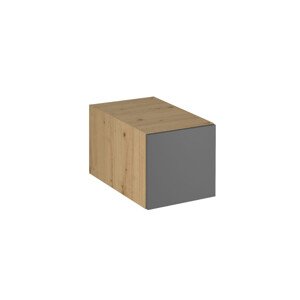Závesná kuchynská skrinka LANGEN N40 Dub artisan/sivá