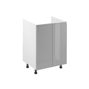 Kuchynská skrinka ASPEN II D60Z - biela/sivá