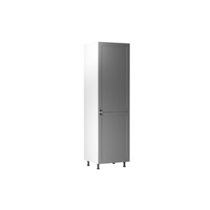 Kuchynská skriňa LINEA D60ZL-P/L Biela - sivá