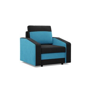 Kreslo HEWLET model 2 Čierna - Modrá