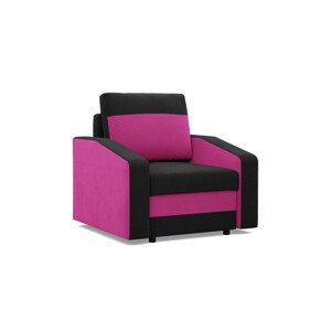 Kreslo HEWLET model 2 Čierna - fialová