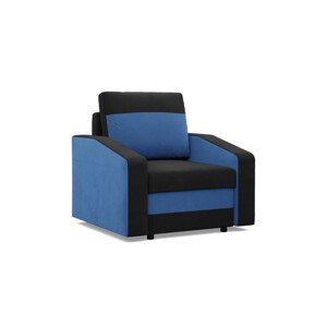 Kreslo HEWLET model 2 Čierna - Modrá I