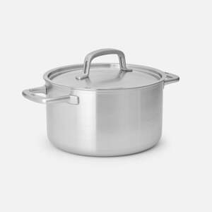 Fabini Beznitový kastról z viacvrstvovej nerezovej ocele s pokrievkou Ø 24 cm (5,5 l)
