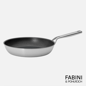FABINI & Pohlreich – Panvica z päťvrstvovej nerezovej ocele s nepriľnavým povrchom bez pokrievky Ø 30 cm