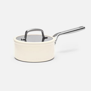 Nepriľnavá rajnica Meda 3.0 s keramickým povrchom s pokrievkou Ø 20 cm (2,4 l), krémová